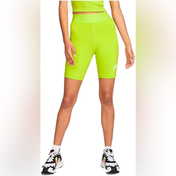 Nike NSW Air cycling shorts bright‎ green size 1X NWT - Picture 8 of 9